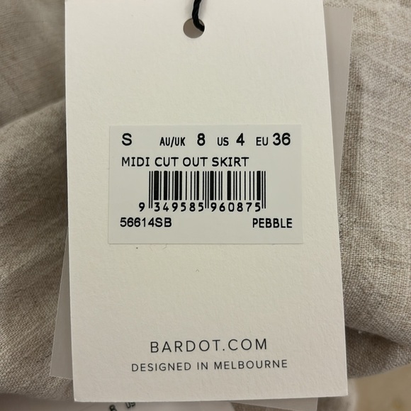 Bardot corset top and skirt. Color: pebble - Picture 6 of 7